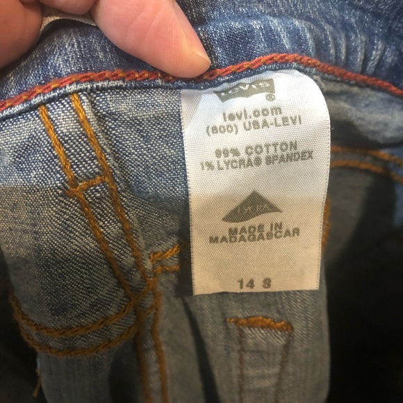 Levi’s 550 NWT Relaxed Boot Cut Jeans 14 Short - Picture 3 of 5